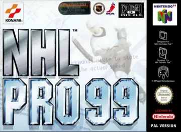 NHL Pro 99 (Europe) box cover front